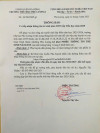 THÔNG BÁO