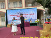 LỄ TRAO TẶNG MŨ BẢO HIỂM CHO HỌC SINH LỚP 1 NĂM HỌC 2023-2024