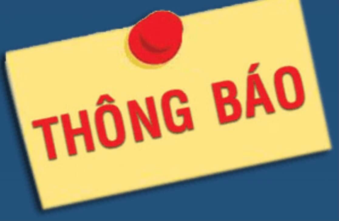 hình ảnh Thông báo