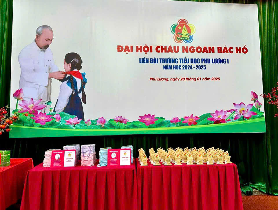 🌻ĐẠI HỘI CHÁU NGOAN BÁC HỒ LIÊN ĐỘI TRƯỜNG TIỂU HỌC PHÚ LƯƠNG I - NHỮNG BÔNG HOA HỌC TẬP TỐT - RÈN LUYỆN CHĂM TRONG NGÀN HOA DÂNG BÁC 🌻