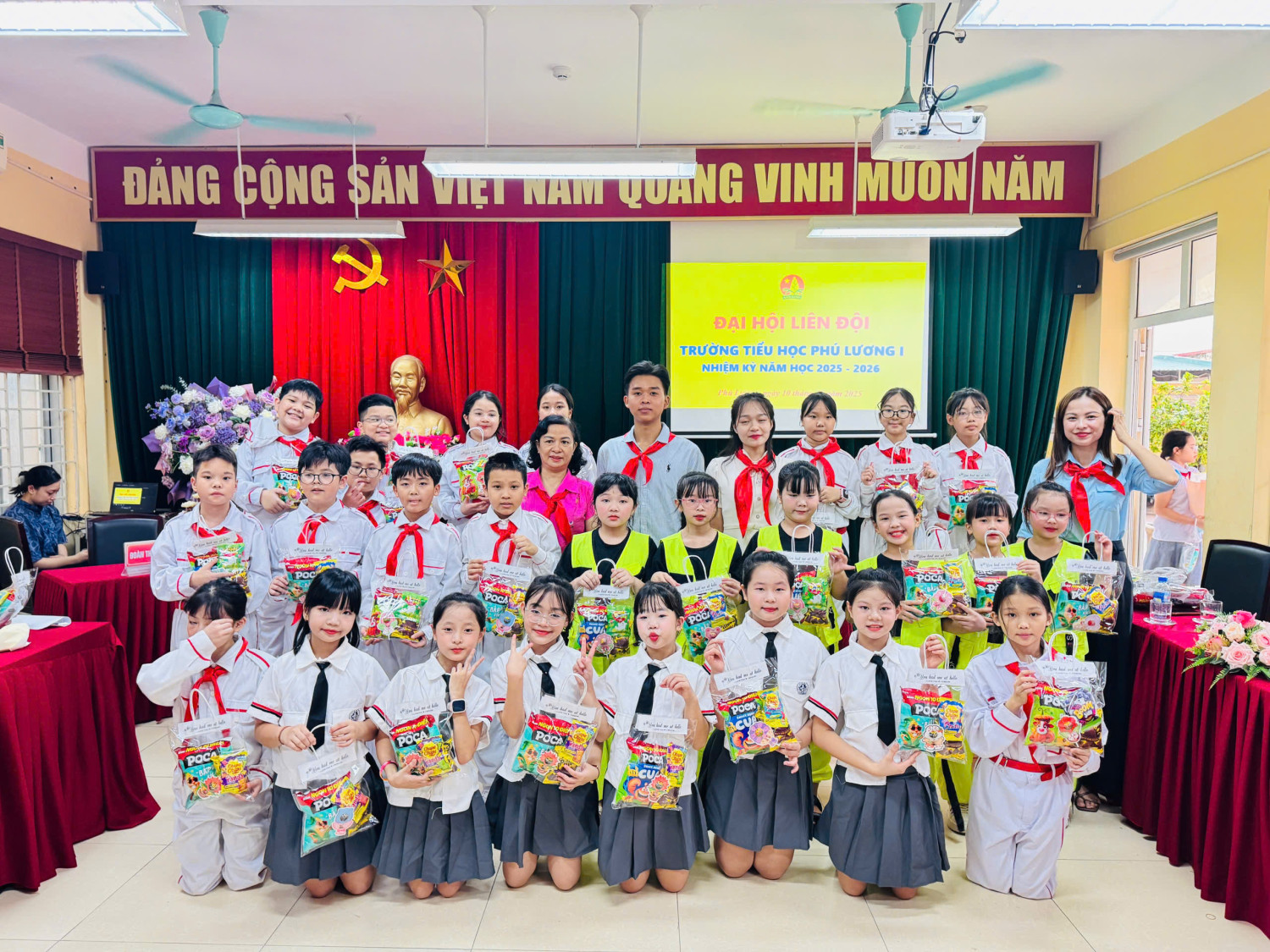 CHÚC MỪNG ĐẠI HỘI LIÊN ĐỘI TRƯỜNG TH PHÚ LƯƠNG I