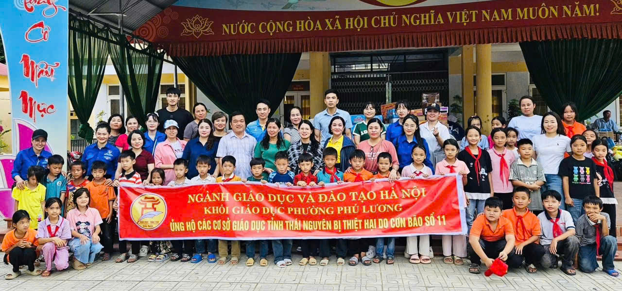 Ủng hộ bão lụt ở Thái nguyên ngày 17/10/2025